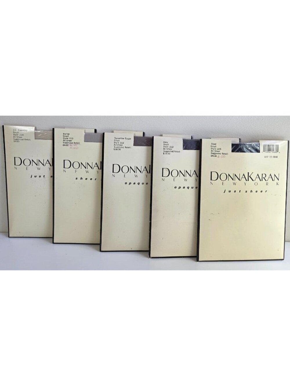Vtg Donna Karan New York Sheer Pantyhose Small Style 222 & 224 Various Colors